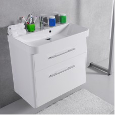 ТУМБА С УМЫВАЛЬНИКОМ 80 СМ FANCY MARBLE DEVON, БЕЛЫЙ